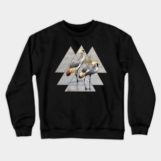 Crown crane - Birds in Kenya / Africa with Graphic Crewneck Sweatshirt